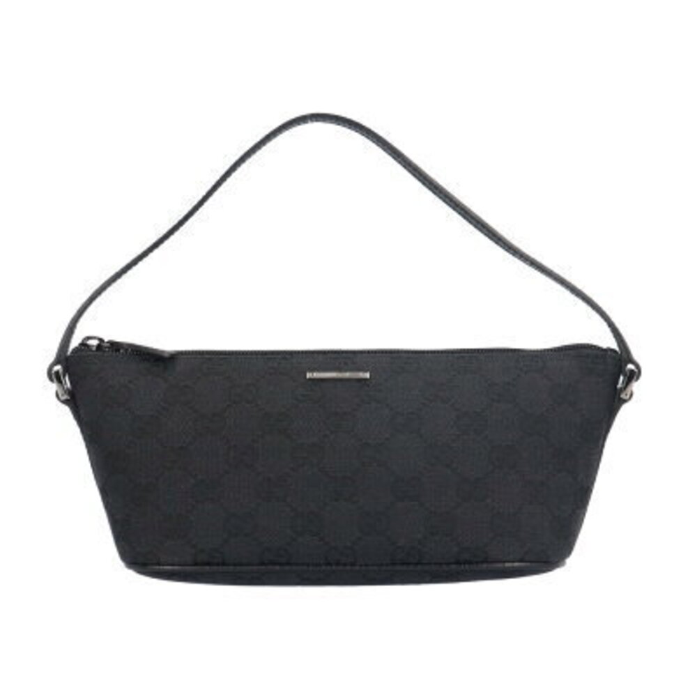 Gucci Accessory Clutch GG Canvas Handbag Black